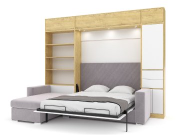 Шкафы-кровати с диваном